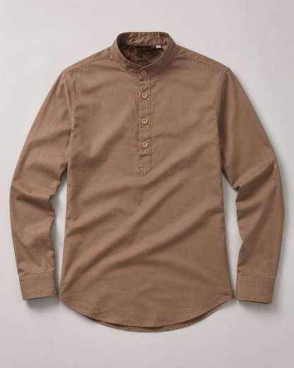 Slim-Fit Langarm-T-Shirt