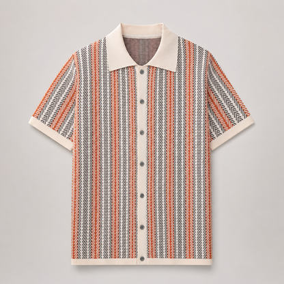 Lässiges Baumwoll-Poloshirt