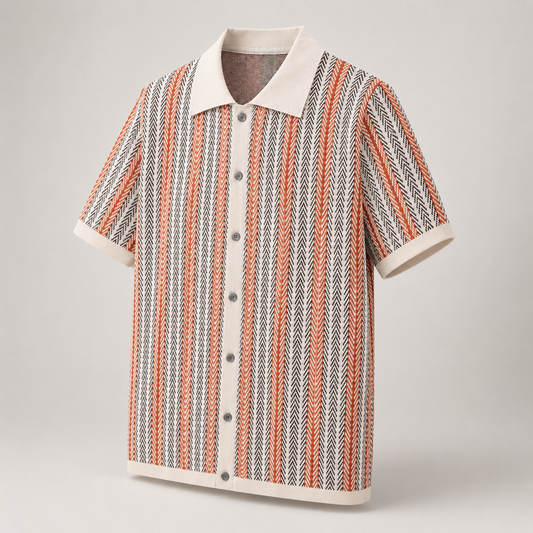 Lässiges Baumwoll-Poloshirt