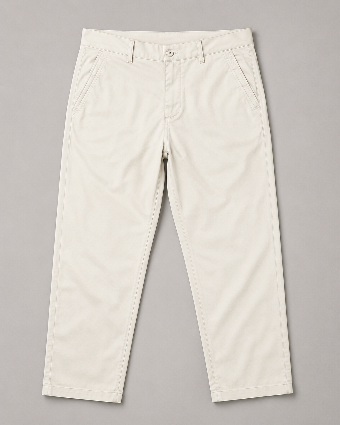 Klassische Chino-Hose mit geradem Bein