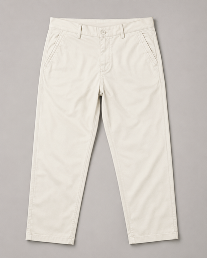 Klassische Chino-Hose mit geradem Bein