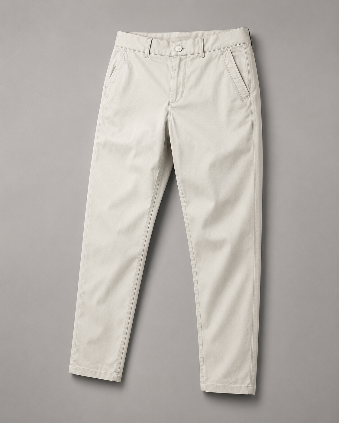Klassische Chino-Hose mit geradem Bein