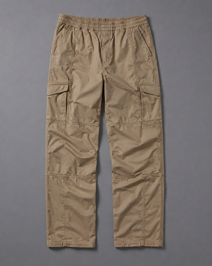 Cargo-Hose mit geradem Bein – Khaki